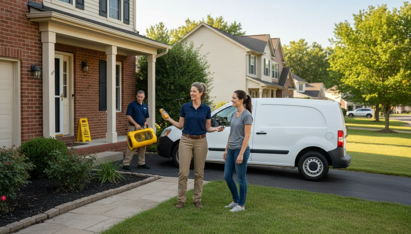 Water restoration image for Fire And Smoke Damage Restoration in London, AR